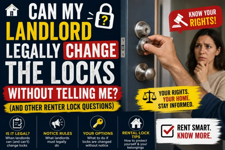 Can My Landlord Legally Change the Locks Without Telling Me? (And Other Renter Lock Questions)