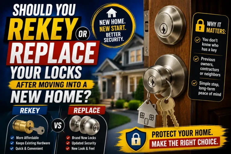Should You Rekey or Replace Your Locks After Moving Into a New Home?