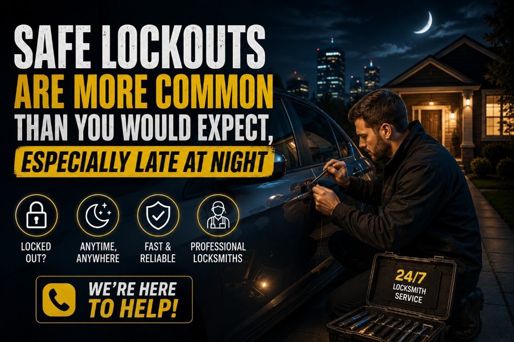 Late-night locksmith services in action in Charlotte, NC